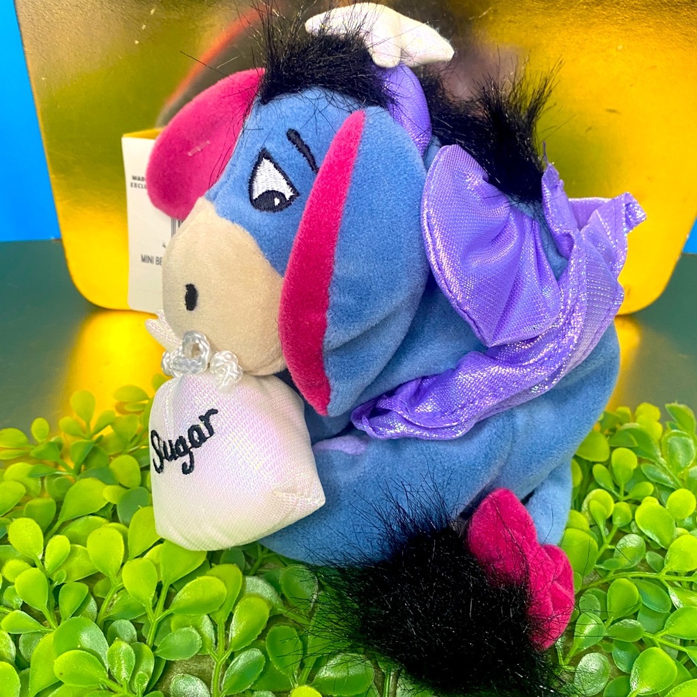 DISNEY STORE EXCLUSIVE NWT VTG 90s WINNIE THE POOH EEYORE SUGAR PLUM FAIRY PLUSH